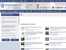 Tablet Screenshot of globalresearch.ca